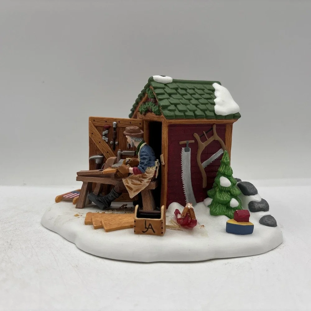 Department 56 1999 HVC New England Village The Woodworker 56.56619 Vintage